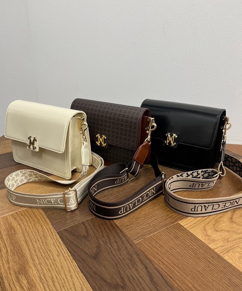 one after another NICE CLAUP(ワンアフターアナザーナイスクラップ)の「マルチWAYショルダーバッグ/携帯ストラップ付(ショルダーバッグ・レディース・アイボリー/ブラック/ブラウン・FREE)」の5枚目の写真