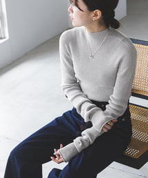 Noble | 《追加》【THE NEW HOUSE】COTTON CASHMERE LONG SLEEV(ニット/セーター)