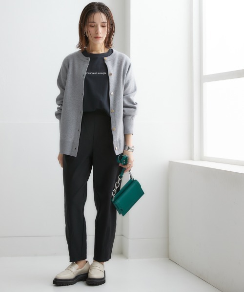 nissen(ニッセン)の「スウェットライクニットカーディガン(カーディガン/ボレロ・レディース・ロイヤルブルー/ベージュ系/ブラック/パープル/杢グレー/モカ/ライラック系/ネイビー系/オートミール/レッド・M/L/S/LL)」の20枚目の写真