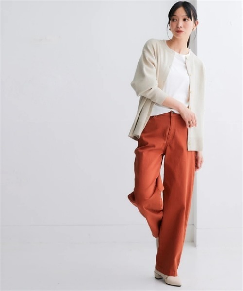 nissen(ニッセン)の「スウェットライクニットカーディガン(カーディガン/ボレロ・レディース・ロイヤルブルー/ベージュ系/ブラック/パープル/杢グレー/モカ/ライラック系/ネイビー系/オートミール/レッド・M/L/S/LL)」の12枚目の写真