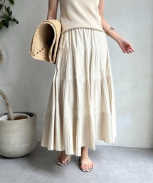 DouDou | 【新色追加】【WEB限定】 三段プリーツスカート(スカート)