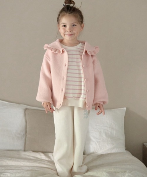 オケージョン】フリル衿付きカーディガン（スーツセット）｜Lycee mine