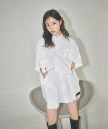ANDGEEBEE | UNISEX スタンドネックボタンシャツ(シャツ/ブラウス)