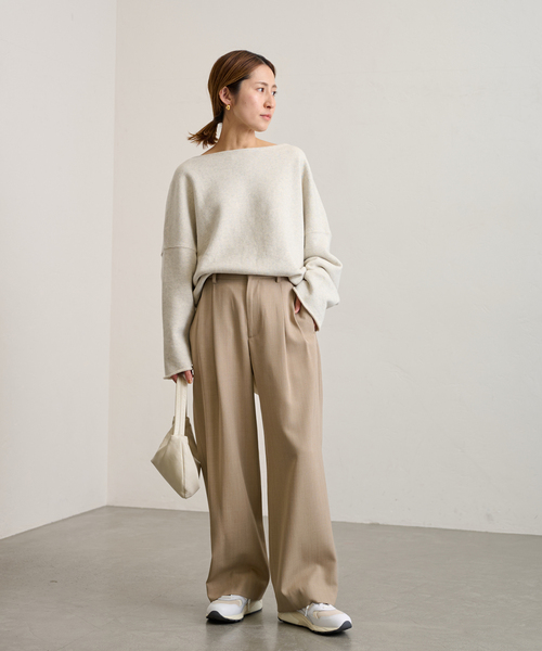 1960s ウール レーヨン サンフェード ワイドスラックス FRAMeWORK（フレームワーク）の「ウールレーヨンツイルセミワイド