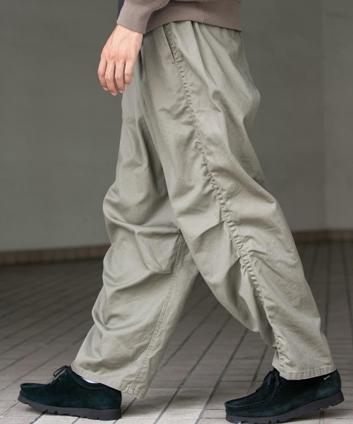 【美品】バイオ加工チノパンツ Whim Gazette チノパン バイオ加工チノパンツ レディース