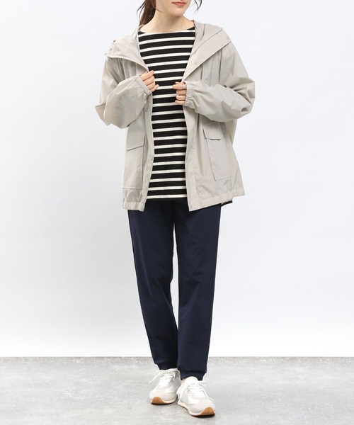 GLOBAL WORK Smile Seed Store（グローバルワーク スマイルシードストア）の「レインブルゾン/975909（ブルゾン・レディース・ブラック/ライトグレー/ダークカーキ・LARGE/MEDIUM/SMALL）」の11枚目の写真