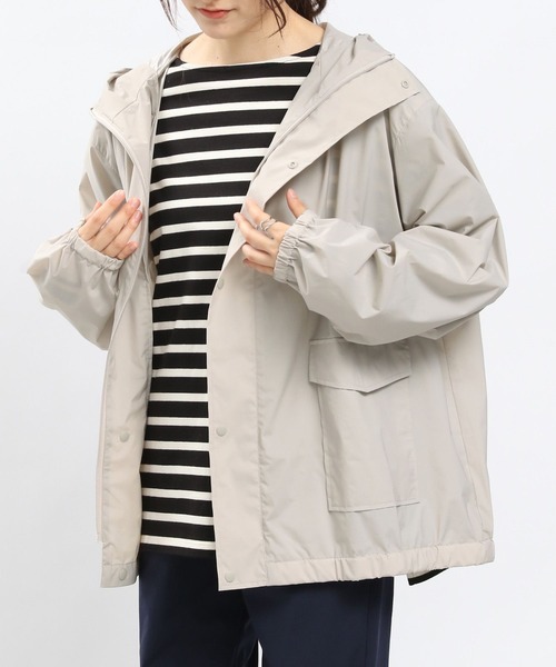 GLOBAL WORK Smile Seed Store（グローバルワーク スマイルシードストア）の「レインブルゾン/975909（ブルゾン・レディース・ブラック/ライトグレー/ダークカーキ・LARGE/MEDIUM/SMALL）」の15枚目の写真