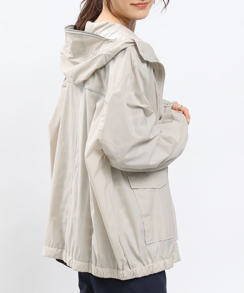 GLOBAL WORK Smile Seed Store（グローバルワーク スマイルシードストア）の「レインブルゾン/975909（ブルゾン・レディース・ブラック/ライトグレー/ダークカーキ・LARGE/MEDIUM/SMALL）」の16枚目の写真