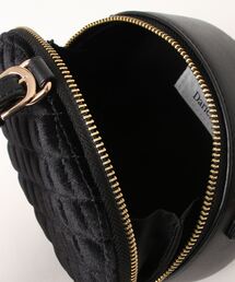 【 Darich 】サークルミニマルバッグ BLK Darich（ダーリッチ）の「ツイードサークルミニマルバッグ
