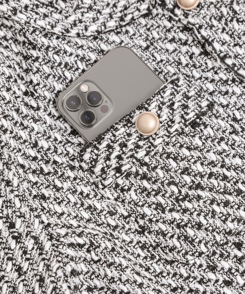 AMELY(エミリー)の「ツイードジャケット(その他アウター・レディース・ブラック/ブラック系その他・L/M)」の13枚目の写真