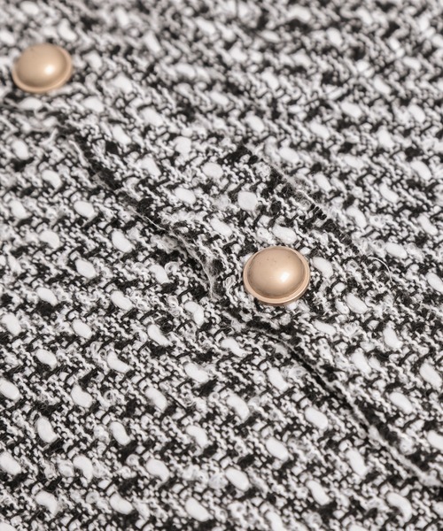 AMELY(エミリー)の「ツイードジャケット(その他アウター・レディース・ブラック/ブラック系その他・L/M)」の15枚目の写真