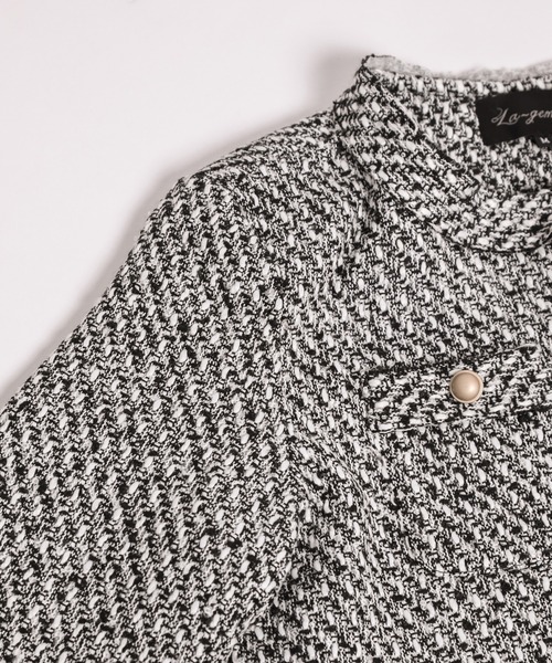 AMELY(エミリー)の「ツイードジャケット(その他アウター・レディース・ブラック/ブラック系その他・L/M)」の16枚目の写真