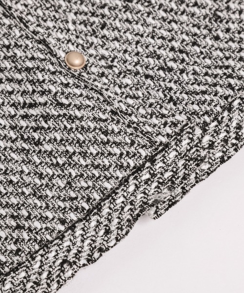 AMELY(エミリー)の「ツイードジャケット(その他アウター・レディース・ブラック/ブラック系その他・L/M)」の18枚目の写真