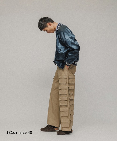 M TO R（ムウトアール）の「［PANTS］SUPER POCKET BUGGY PANTS UNISEX（その他パンツ・レディース・ブラック/ベージュ・40/38/36）」の5枚目の写真