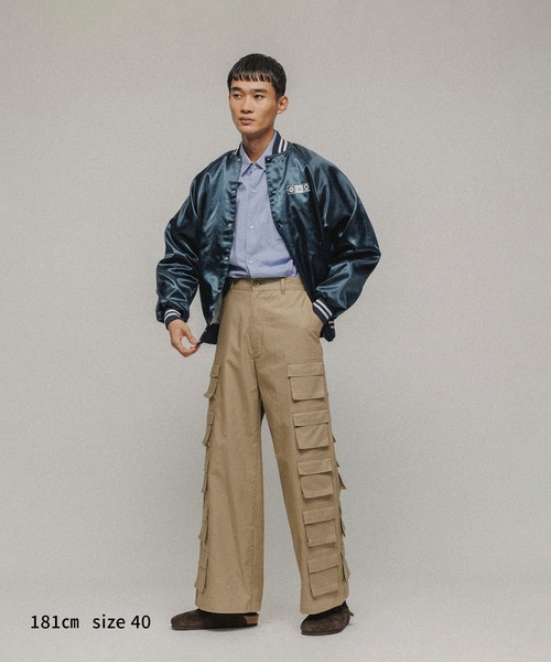 M TO R（ムウトアール）の「［PANTS］SUPER POCKET BUGGY PANTS UNISEX（その他パンツ・レディース・ブラック/ベージュ・40/38/36）」の6枚目の写真