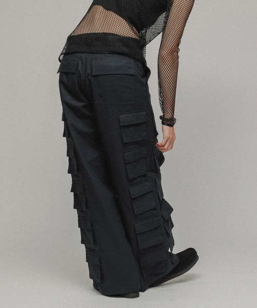 M TO R（ムウトアール）の「［PANTS］SUPER POCKET BUGGY PANTS UNISEX（その他パンツ・レディース・ブラック/ベージュ・40/38/36）」の9枚目の写真