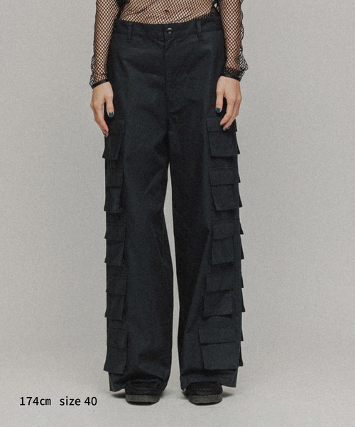 M TO R（ムウトアール）の「［PANTS］SUPER POCKET BUGGY PANTS UNISEX（その他パンツ・レディース・ブラック/ベージュ・40/38/36）」の13枚目の写真