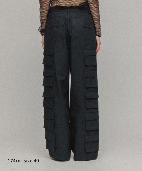 M TO R（ムウトアール）の「［PANTS］SUPER POCKET BUGGY PANTS UNISEX（その他パンツ・レディース・ブラック/ベージュ・40/38/36）」の15枚目の写真
