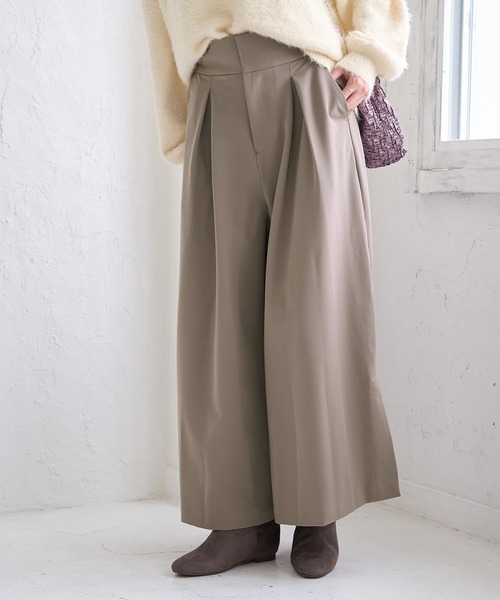 ROPE' PICNIC（ロペピクニック）の「スカートライクパンツ（その他パンツ・レディース・チャコールグレー/ブラウン・36/38）」の5枚目の写真