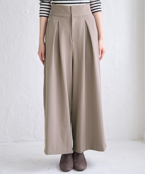 ROPE' PICNIC（ロペピクニック）の「スカートライクパンツ（その他パンツ・レディース・チャコールグレー/ブラウン・36/38）」の6枚目の写真