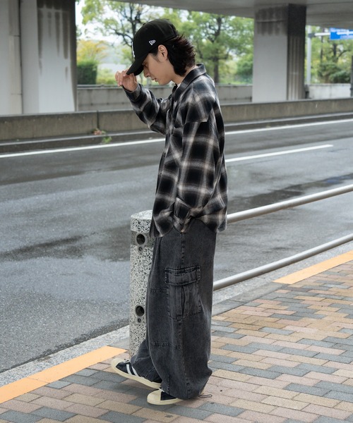 kutir（クティール）の「ウエスタンビックネルシャツ（シャツ/ブラウス・メンズ・ベージュ/レッド/ブラック・MEDIUM/LARGE）」の12枚目の写真