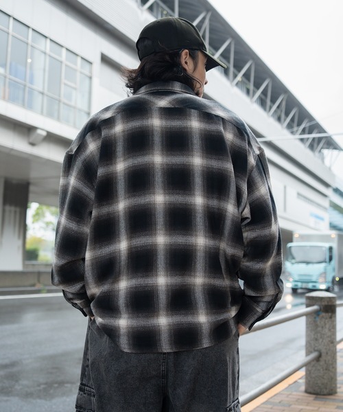 kutir（クティール）の「ウエスタンビックネルシャツ（シャツ/ブラウス・メンズ・ベージュ/レッド/ブラック・MEDIUM/LARGE）」の6枚目の写真