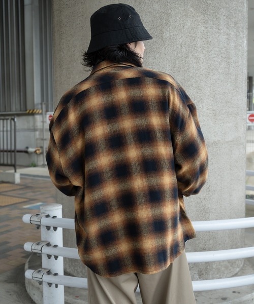 kutir（クティール）の「ウエスタンビックネルシャツ（シャツ/ブラウス・メンズ・ベージュ/レッド/ブラック・MEDIUM/LARGE）」の22枚目の写真