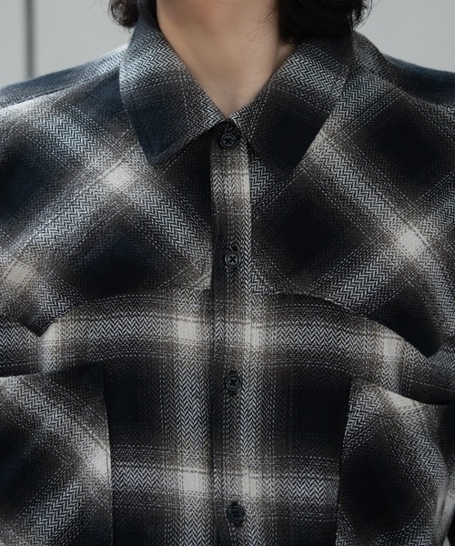 kutir（クティール）の「ウエスタンビックネルシャツ（シャツ/ブラウス・メンズ・ベージュ/レッド/ブラック・MEDIUM/LARGE）」の14枚目の写真