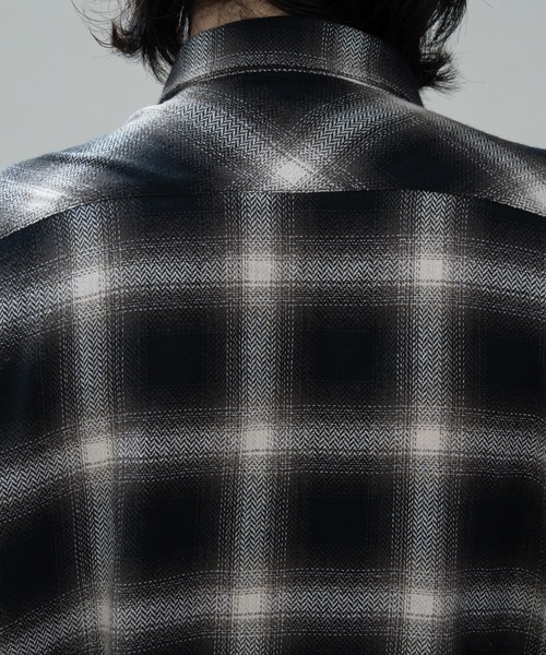 kutir（クティール）の「ウエスタンビックネルシャツ（シャツ/ブラウス・メンズ・ベージュ/レッド/ブラック・MEDIUM/LARGE）」の15枚目の写真