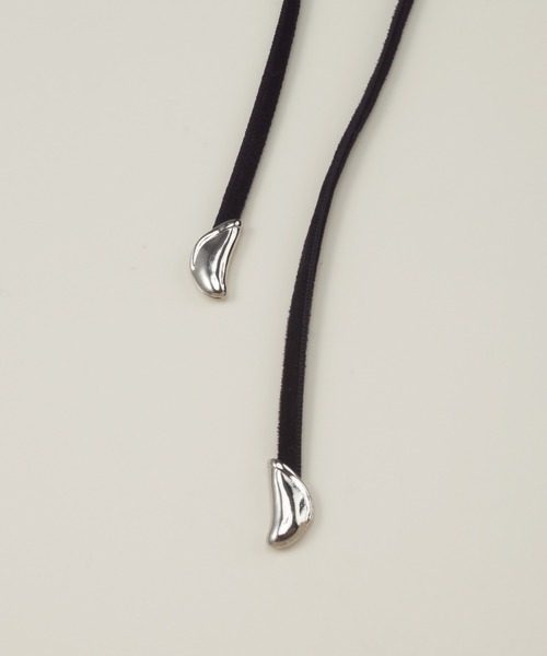 GOLDY（ゴールディ）の「ジグリー メタル ハート ベルベット タイ ネックレス（ネックレス・レディース・ゴールド/シルバー・FREE）」の12枚目の写真