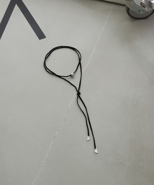 GOLDY（ゴールディ）の「ジグリー メタル ハート ベルベット タイ ネックレス（ネックレス・レディース・ゴールド/シルバー・FREE）」の14枚目の写真