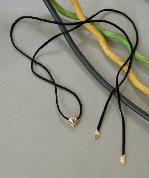 GOLDY（ゴールディ）の「ジグリー メタル ハート ベルベット タイ ネックレス（ネックレス・レディース・ゴールド/シルバー・FREE）」の16枚目の写真