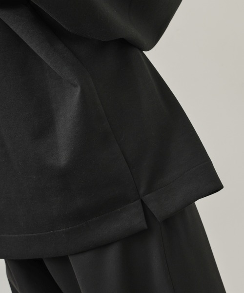 JUNRED（ジュンレッド）の「オーバーラップアートワイドスリーブPO（Tシャツ/カットソー・メンズ・ブラック/ホワイト・L/M/S）」の14枚目の写真