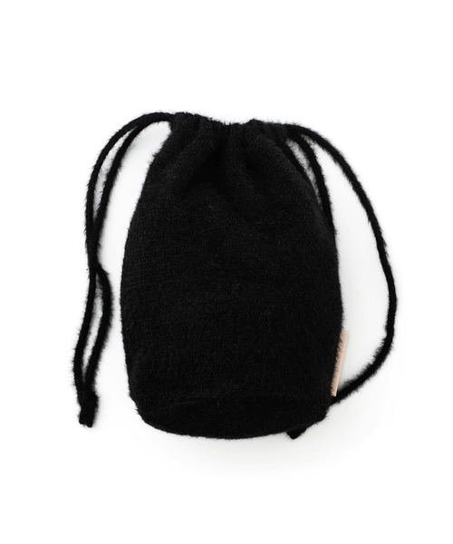 odds MOHAIR POUCH オッズ モヘアポーチ 巾着バッグ ミニ バケットバッグ（ショルダーバッグ）｜HIGHTIDE（ハイタイド）