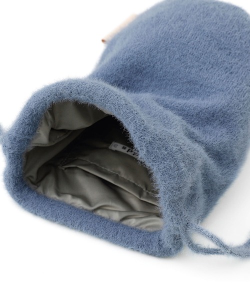 odds MOHAIR POUCH オッズ モヘアポーチ 巾着バッグ ミニ バケットバッグ（ショルダーバッグ）｜HIGHTIDE（ハイタイド）