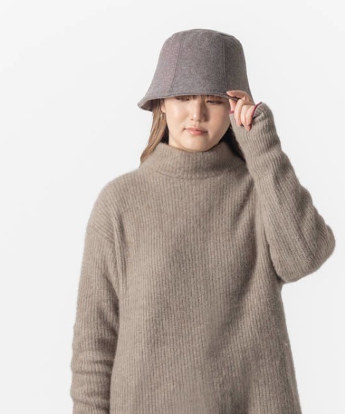 salle de bal(サルデバル)の「フランネル チューリップハット ハット HAT SPH H533369 SPI(ハット・レディース・ブラウン/ベージュ/ブラック・FREE)」の2枚目の写真