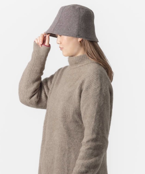 salle de bal(サルデバル)の「フランネル チューリップハット ハット HAT SPH H533369 SPI(ハット・レディース・ブラウン/ベージュ/ブラック・FREE)」の14枚目の写真