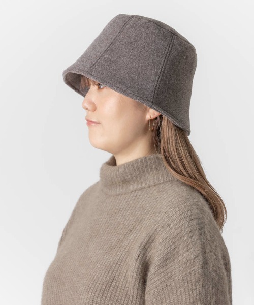 salle de bal(サルデバル)の「フランネル チューリップハット ハット HAT SPH H533369 SPI(ハット・レディース・ブラウン/ベージュ/ブラック・FREE)」の12枚目の写真