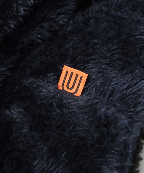 UNIVERSAL OVERALL（ユニバーサルオーバーオール）の「ビッグシルエット リバーシブル ボアフード バラクラバ（ネックウォーマー/スヌード・メンズ・ブラック・FREE）」の13枚目の写真