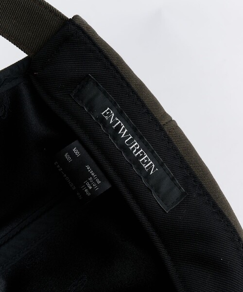 STUDIOUS SELECT（ステュディオスセレクト）の「【ENTWURFEIN/エントワフェイン】Dan cap（キャップ・メンズ・ブラウン/ブラック・FREE）」の18枚目の写真