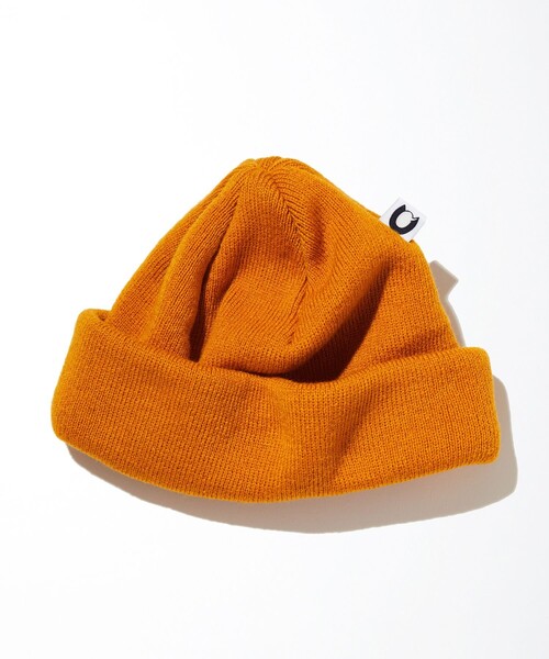 CAHLUMN（カウラム）の「CAHLUMN/カウラム Acrylic Roll Knit Cap/アクリル ロール ニットキャップ（ニットキャップ/ビーニー・メンズ・ブラウン/ダークブラウン/ワインレッド/マスタード/ネイビー・ﾌﾘ-）」の5枚目の写真
