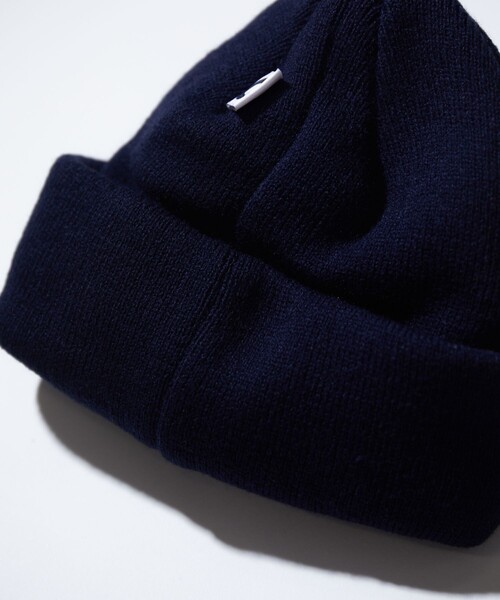 CAHLUMN（カウラム）の「CAHLUMN/カウラム Acrylic Roll Knit Cap/アクリル ロール ニットキャップ（ニットキャップ/ビーニー・メンズ・ブラウン/ダークブラウン/ワインレッド/マスタード/ネイビー・ﾌﾘ-）」の9枚目の写真