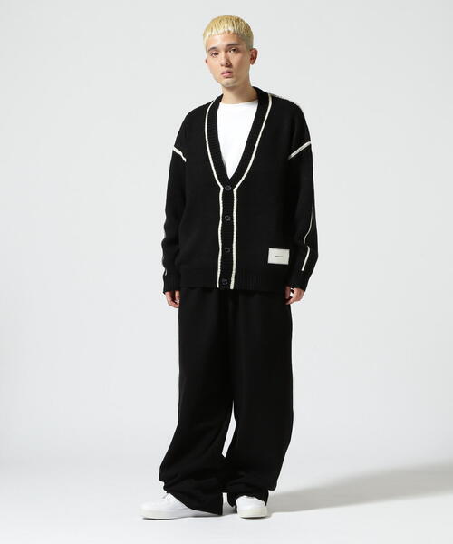 WHITELAND(ホワイトランド)の「【WEB&DEPOT限定】WHITELAND/ホワイトランド/LINE CARDIGAN(カーディガン/ボレロ・レディース・ブラック/アイボリー/ラベンダー・F)」の19枚目の写真