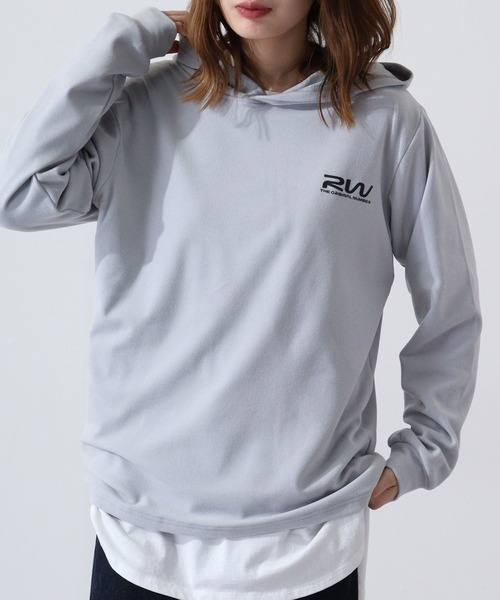 FUNALIVE（ファンアライブ）の「ストレッチフリースパーカーTシャツ（Tシャツ/カットソー・メンズ・グレー系その他2/ブラック系1・XL/M/L）」の8枚目の写真
