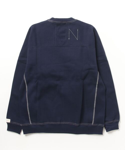NEW BALANCE(ニューバランス)の「1000 スウェットクルーレギュラーフィット(スウェット・メンズ・ネイビー・MEDIUM/SMALL/LARGE/X-LARGE)」の7枚目の写真