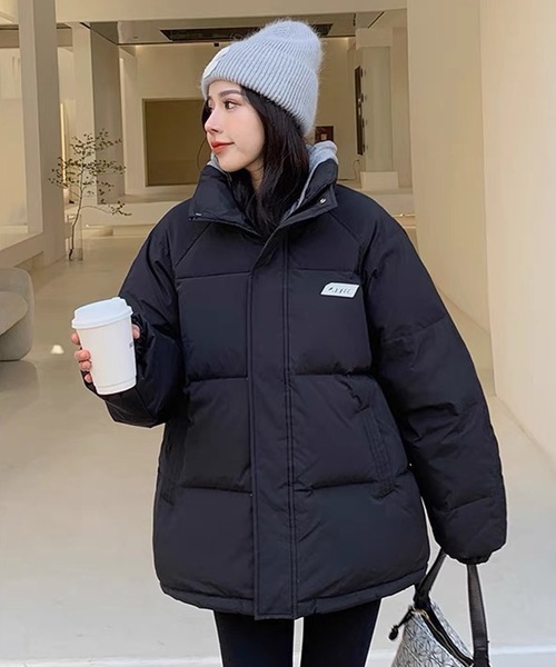 【美品】brusco.k ブルスコ ノーカラージャケット コットン ブラック 美品】brusco.k ブルスコ ノーカラージャケット コットン