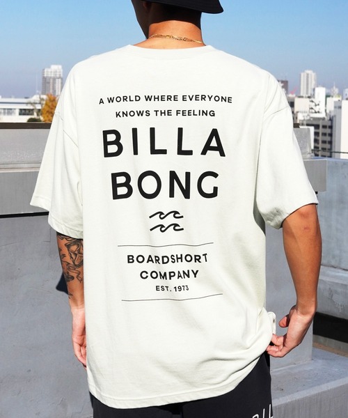 BILLABONG（ビラボン）の「BILLABONG/ビラボン 半袖Tシャツ ワイドシルエット Tee BE011-213（Tシャツ/カットソー・メンズ・ブラック/オフホワイト/セージグリーン・L/M/S/XL）」の3枚目の写真