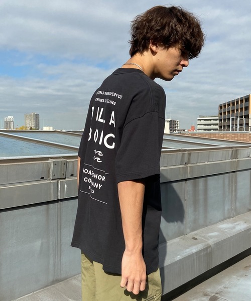 BILLABONG（ビラボン）の「BILLABONG/ビラボン 半袖Tシャツ ワイドシルエット Tee BE011-213（Tシャツ/カットソー・メンズ・ブラック/オフホワイト/セージグリーン・L/M/S/XL）」の17枚目の写真