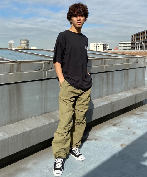 BILLABONG（ビラボン）の「BILLABONG/ビラボン 半袖Tシャツ ワイドシルエット Tee BE011-213（Tシャツ/カットソー・メンズ・ブラック/オフホワイト/セージグリーン・L/M/S/XL）」の18枚目の写真