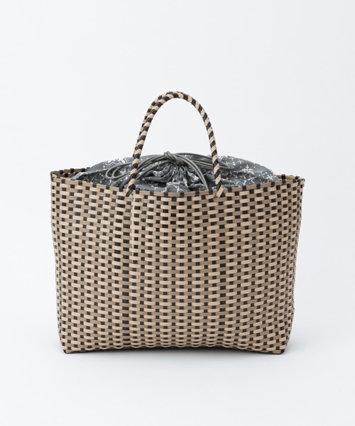 新品❣️Daily russet かごバッグ Daily russet（デイリー ラシット）の「巾着付きカゴバッグ